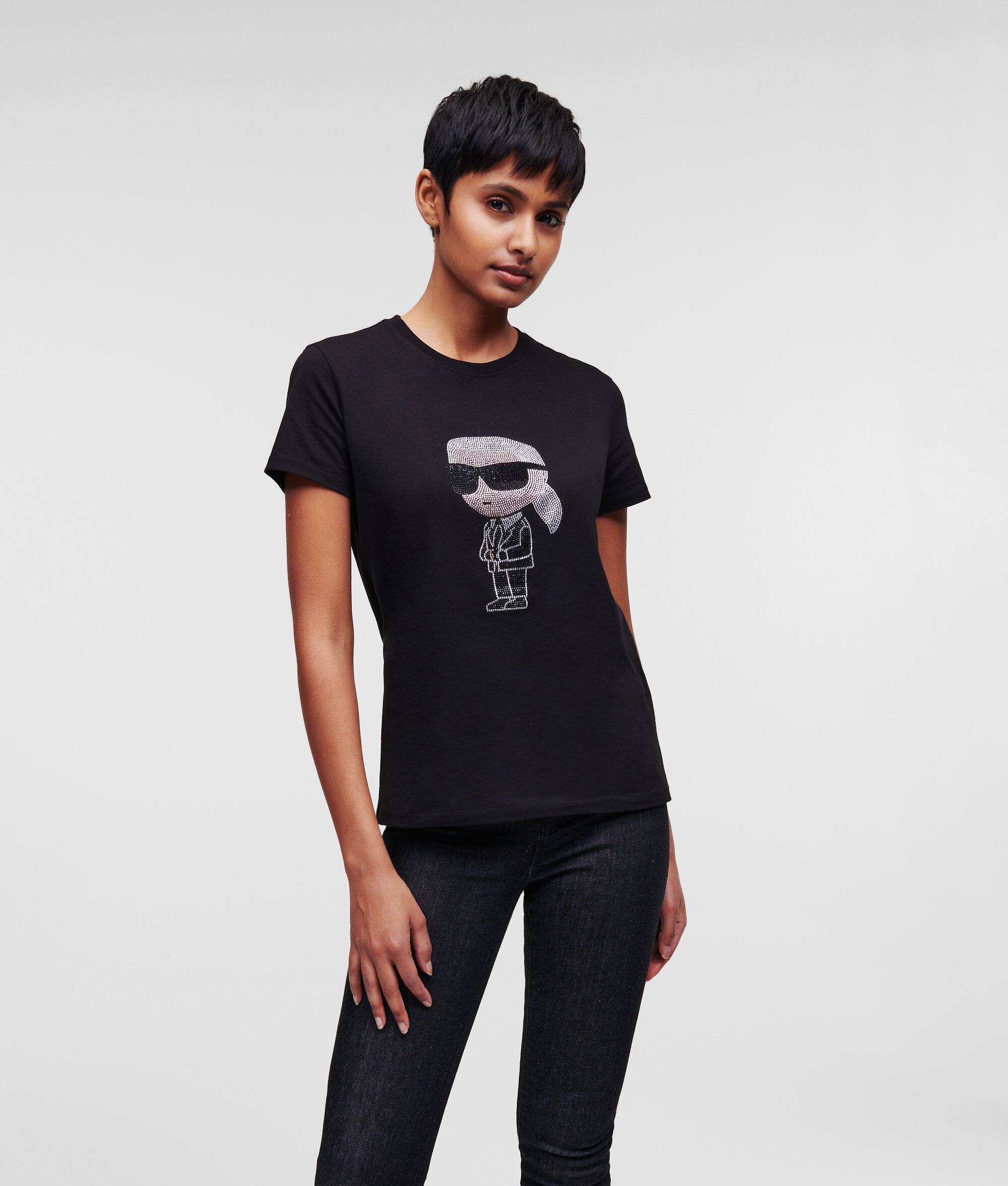 (image for) Acclaimed KARL IKONIK RHINESTONE KARL T-SHIRT